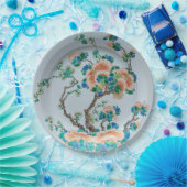 中国の風俗を取り入れたペイントの桃の花の偽の中国の装飾 ペーパープレート (パーティー)