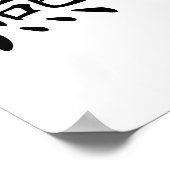 中国の飲み込み記号 ポスター (角)