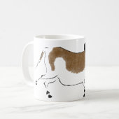 中国の馬 コーヒーマグカップ (正面左)