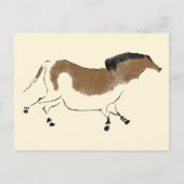 中国の馬 ポストカード (正面)