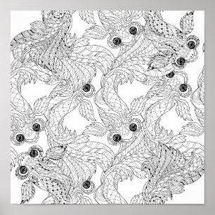 中国の魚の落書き2 ポスター