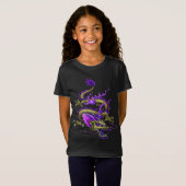中国の黄色い賢いドラゴン神話の生き物  Tシャツ (正面フル)