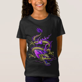 中国の黄色い賢いドラゴン神話の生き物 Tシャツ