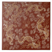 中国の龍モダン タイル (正面)