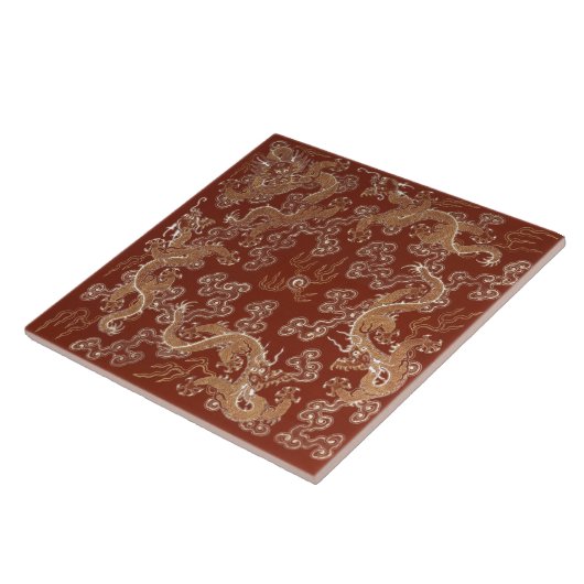 中国の龍モダン タイル (側面)