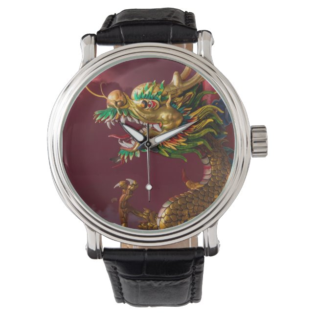 中国の龍 腕時計 (正面)