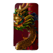 中国の龍 INCIPIO iPhoneウォレットケース (フォリオ 正面)