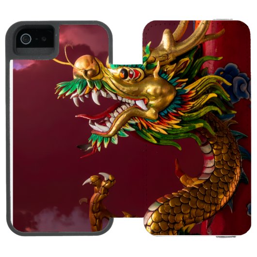 中国の龍 INCIPIO iPhoneウォレットケース (フォリオ Open)