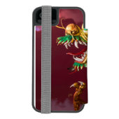 中国の龍 INCIPIO iPhoneウォレットケース (フォリオ裏面)