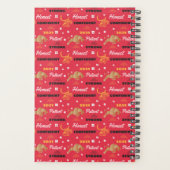 中国の2021年の牛の形質 プランナー手帳 (裏面)