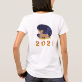 中国の2021年 Tシャツ (裏面)