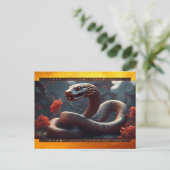 中国の2025年の新しい年の木HPc シーズンポストカード (スタンド正面)