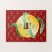 中国の2025年の旧正月の富 ジグソーパズル (横)