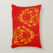 中国の2025年の旧正月4723木材 アクセントクッション (正面(垂直))