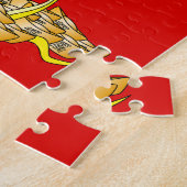 中国の2025年パンダの新年 ジグソーパズル (側面)