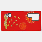 中国の2025年パンダの新年 SAMSUNG GALAXYケース (裏面横)