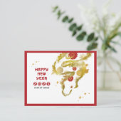 中国の2025年新年 ポストカード (スタンド正面)