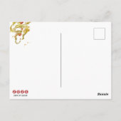 中国の2025年新年 ポストカード (裏面)