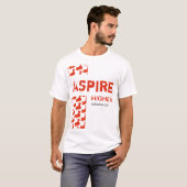 中国の「より高みを目指せ」キリスト教聖書 Tシャツ (正面フル)
