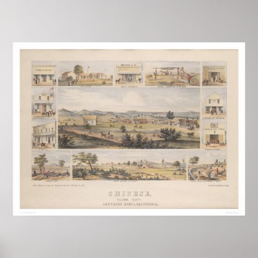 中国の、トルン[sic] County (1300) ポスター (正面)