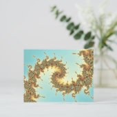 中国の – フラクタル葉書 ポストカード (スタンド正面)