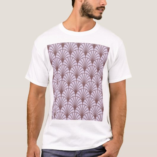 中国の:伝統的レトロパターンの背景。 Tシャツ (正面)