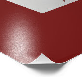 中国の〔占星術の〕十二宮図サインドラゴンレッド フォトプリント            (角)