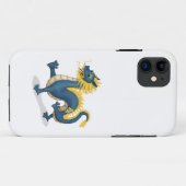 中国の〔占星術の〕十二宮図ドラゴン星占い標識 Case-Mate iPhoneケース (裏面(横))