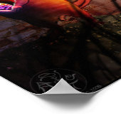 中国の〔占星術の〕十二宮図ラットポスター ポスター (角)