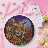 中国の〔占星術の〕十二宮図年の虎紙プレート ペーパープレート (パーティー)