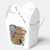 中国の〔占星術の〕十二宮図年 フェイバーボックス (オープン)