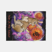 中国の〔占星術の〕十二宮図年 フリースブランケット (正面(横))