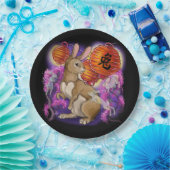 中国の〔占星術の〕十二宮図年 ペーパープレート (パーティー)