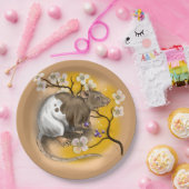 中国の〔占星術の〕十二宮図年 ペーパープレート (パーティー)