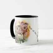 中国の〔占星術の〕十二宮図年 マグカップ (正面左)