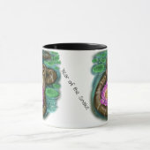 中国の〔占星術の〕十二宮図年 マグカップ (中央)