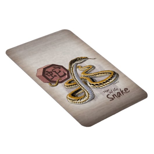 中国の〔占星術の〕十二宮図年 マグネット (右側)