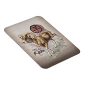 中国の〔占星術の〕十二宮図年 マグネット (右側)