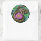 中国の〔占星術の〕十二宮図年 ラウンドシール (バッグ)