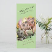 中国の〔占星術の〕十二宮図年 招待状 (スタンド正面)