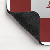 中国の〔占星術の〕十二宮図符号オックスレッド マウスパッド (コーナー)