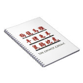 中国の〔占星術の〕十二宮図記号 ノートブック (右側)