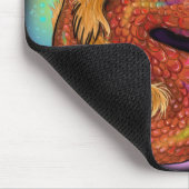 中国の〔占星術の〕十二宮図辰年2024 マウスパッド (コーナー)