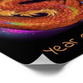 中国の〔占星術の〕十二宮図辰年 ポスター (角)