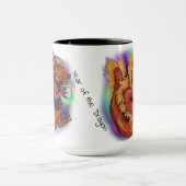 中国の〔占星術の〕十二宮図辰年 マグカップ (中央)