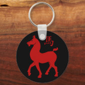 中国の〔占星術の〕十二宮図 キーホルダー (正面)