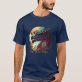 中国の〔占星術の〕十二宮図「ドラゴン」 Tシャツ (正面)