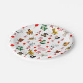 中国の〔占星術の〕十二宮図 ペーパープレート (アングル)