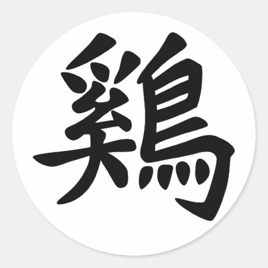 中国の〔占星術の〕十二宮図 ラウンドシール (正面)