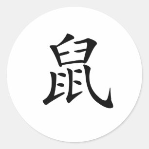 中国の〔占星術の〕十二宮図 – ラット ラウンドシール